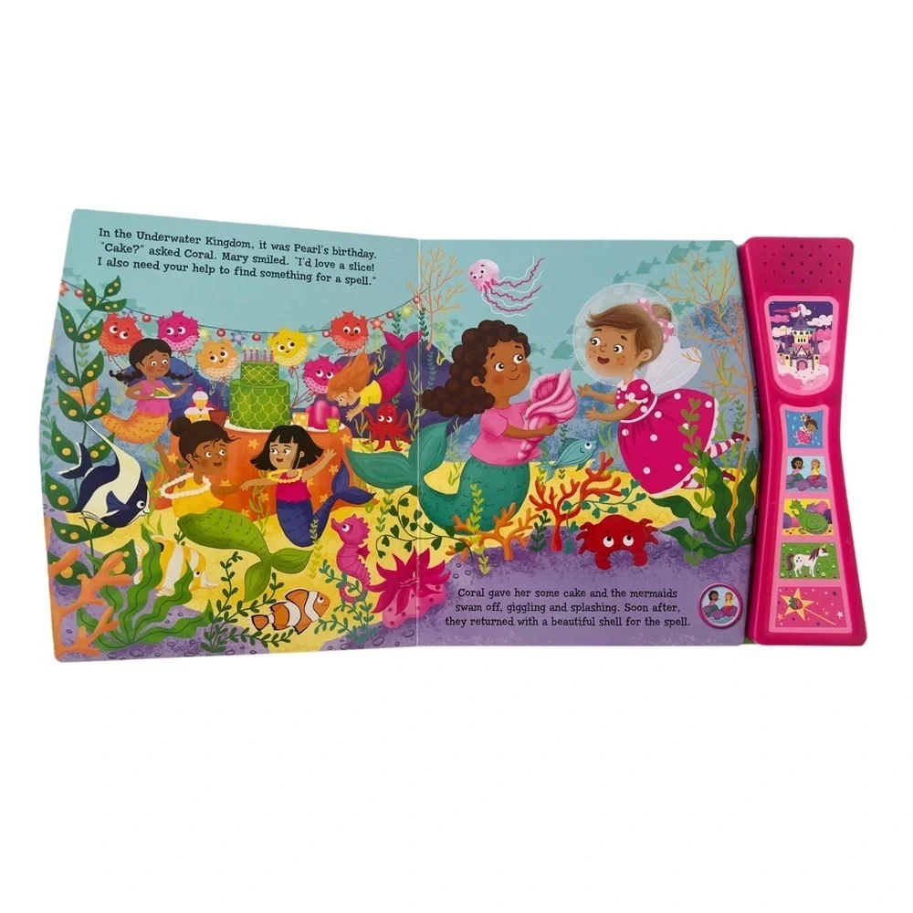 Magical Worlds Interactive Fairy Sound Book - Pink